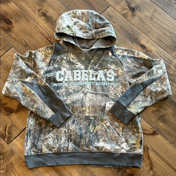 Cabela's Camouflage Hoodie Sweater Size Small Unisex - Picture 1 of 3